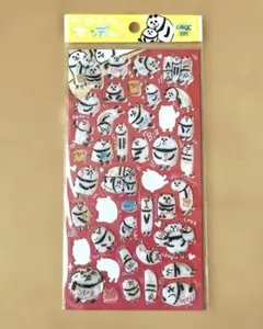 キラキラキャンディシール パンダ ぷっくりシール 平成レトロ