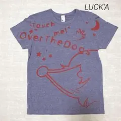 ルッカ　半袖Tシャツ　グラフィックプリント　ユニーク　英字　デザインT S
