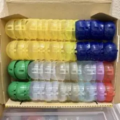 ガチャガチャ　空カプセル　ノンセパレート　カラフル　約4.5cm 小さめ30個