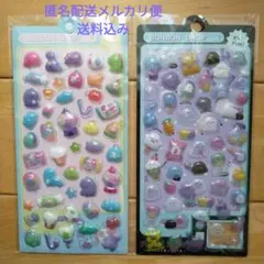 BONBON DROP風 3Dシール　2枚セット☆怪獣＆オバケ