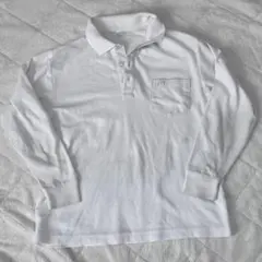 イオン　長袖　ポロシャツ 140A ホワイト　③