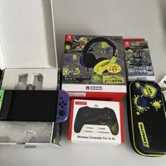 ま*ー様 ニンテンドーSwitch本体＋付属品多数/全てスプラトゥーン仕様