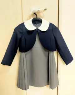 女の子 フォーマルスーツ 120 入学式 卒園式 ボレロ ワンピース