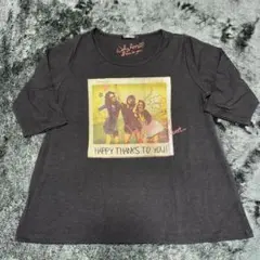 INGNI フォントプリントTシャツ 7分袖