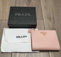 ノベルティ 二つ折り財布 ピンク