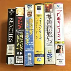 【VHS 6本セット】プリティ・ウーマン / マドンナ / カーペンターズ 他