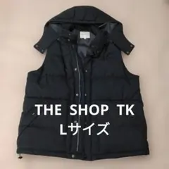 THE SHOP TK 　ダウンベスト　ブラック メンズ　Ｌサイズのサムネイル