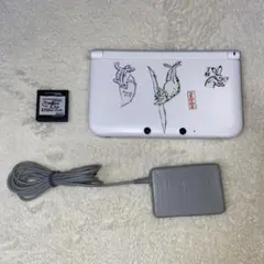ジャンク品 3dsLLホワイト+充電器 ソフト付き 訳あり