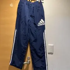 adidas ネイビー ストライプ ジャージ