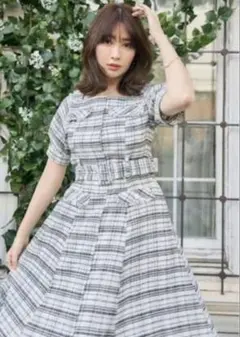 herlipto】Classic Tweed Belted Dress - メルカリ