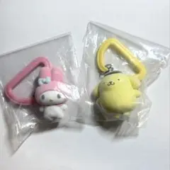 サンリオ　カラフルカラビナマスコットチャーム ポムポムプリン　マイメロディ
