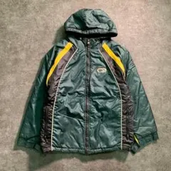 6AS2【ヴィンテージ】マルチカラー　ジップアップジャケット　古着used