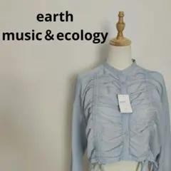 タグ付earth music&ecology フロントドロストショートシャツF