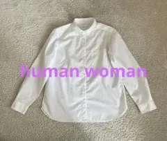 【極美品】human woman シャツ　ホワイト　Sサイズのサムネイル