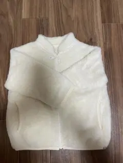 UNIQLO フリースジャケット 90cm アイボリー