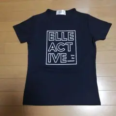ELLE ACTIVE Tシャツ 半袖 ネイビーのサムネイル