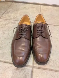 Burberry メンズ レザー ドレスシューズ ブラウン 24.5cmのサムネイル