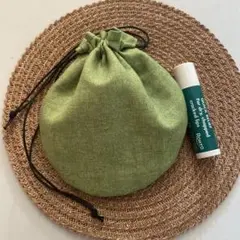 まんまる巾着◉グリーン