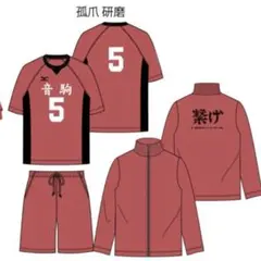 しまむら ハイキュー ルームウェアセット 孤爪研磨 音駒高校　ユニフォーム　S