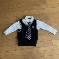 COMME CA ISM 子供フォーマル セット シャツ、ネクタイ、セーター