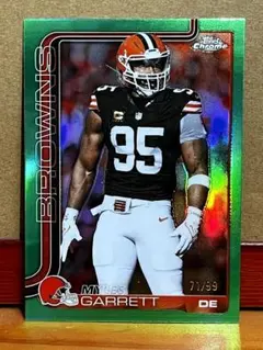 2025 TOPPS CHROME マイルズ・ギャレット 99シリ パラレル