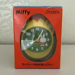 CITIZEN Miffy ミッフィー 目覚まし時計 起き上がりこぼし 卵型のサムネイル