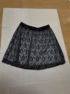BANANA REPUBLIC (バナナリパブリック)レース フレアミニスカート