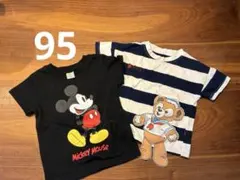 ディズニー　ミッキーマウス ダッフィー Tシャツ 2枚セット