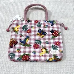 FEILER フェイラー 手付き巾着 ハイジチェック