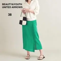 by ※フレンチリネン ラップタイトスカート -ウォッシャブル-　M