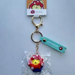 EXPO2025 サンリオミャクミャク立体マスコットキーホルダー ポムポムプリン