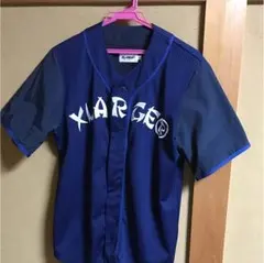 XLARGE BAMBOO LOGO BASEBALL SHIRT Sサイズ