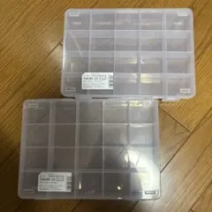 ２個　SIKIRI20 ケース　透明ケース　収納　便利グッズのサムネイル