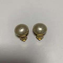 パールホワイト ゴールド イヤリング