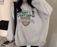 SHEIN オーバーサイズ スウェット グレー