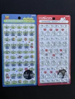 ボンボンドロップミニシールセット　リトルグリーンメン　ベイマックス