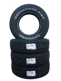 送料込☆ヨコハマジオランダーX-AT☆195/80R15☆ホワイトレター
