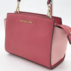マイケルコース　2way ショルダーバッグ サフィアーノ　レザー　ゴールド金具のサムネイル