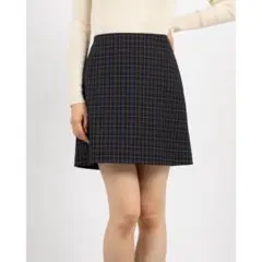 Theory チェック柄　ミニスカート　サイズ00のサムネイル