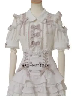 (450)【新品】LIZLISA レイヤード3つリボンブラウスのサムネイル