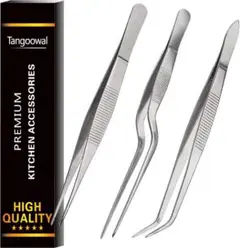 탱구월 키친 핀셋, 3개 세트, 6.3인치