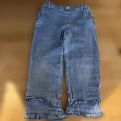 メゾピアノ　フリルパンツ　デニム　110のサムネイル