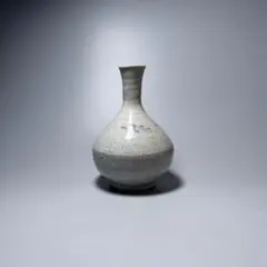 朝鮮美術　李朝白磁染付壺　李朝壷　李朝染付壺　華道具　朝鮮古陶　Q1900 朝鮮美術 李朝白磁染付壺 李朝壷 李朝染付壺 華道具 朝鮮古陶