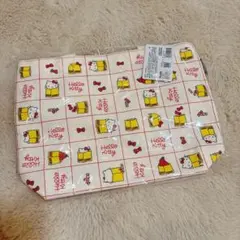 新品未使用　ハローキティ展限定　総柄トートバッグ　帆布バッグ　50周年