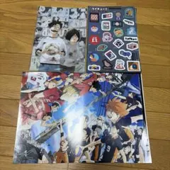 ハイキュー!! クリアファイル キャラモチーフステッカー ポスター 黒尾 孤爪
