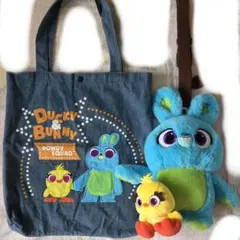 ダッキーアンドバニー　リュック　ショルダーバッグ　ぬいぐるみ　トイストーリー