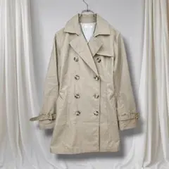 a.v.v standard トレンチコート ダブル M 春秋 通勤 ベージュ