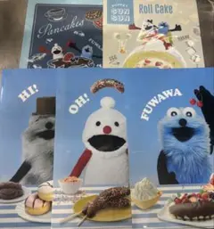 パペットスンスンクリアファイル 5枚セット　ローソン