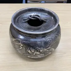 純銀製 浮彫漢詩 獣口湯沸 銀瓶 煎茶道具 鈴木長ニ斎 純銀獣口湯沸 茶道具 煎茶道具 銀瓶 - メルカリ