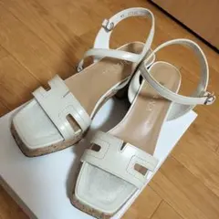 DIANA 24.5cm サンダル 7cmヒール